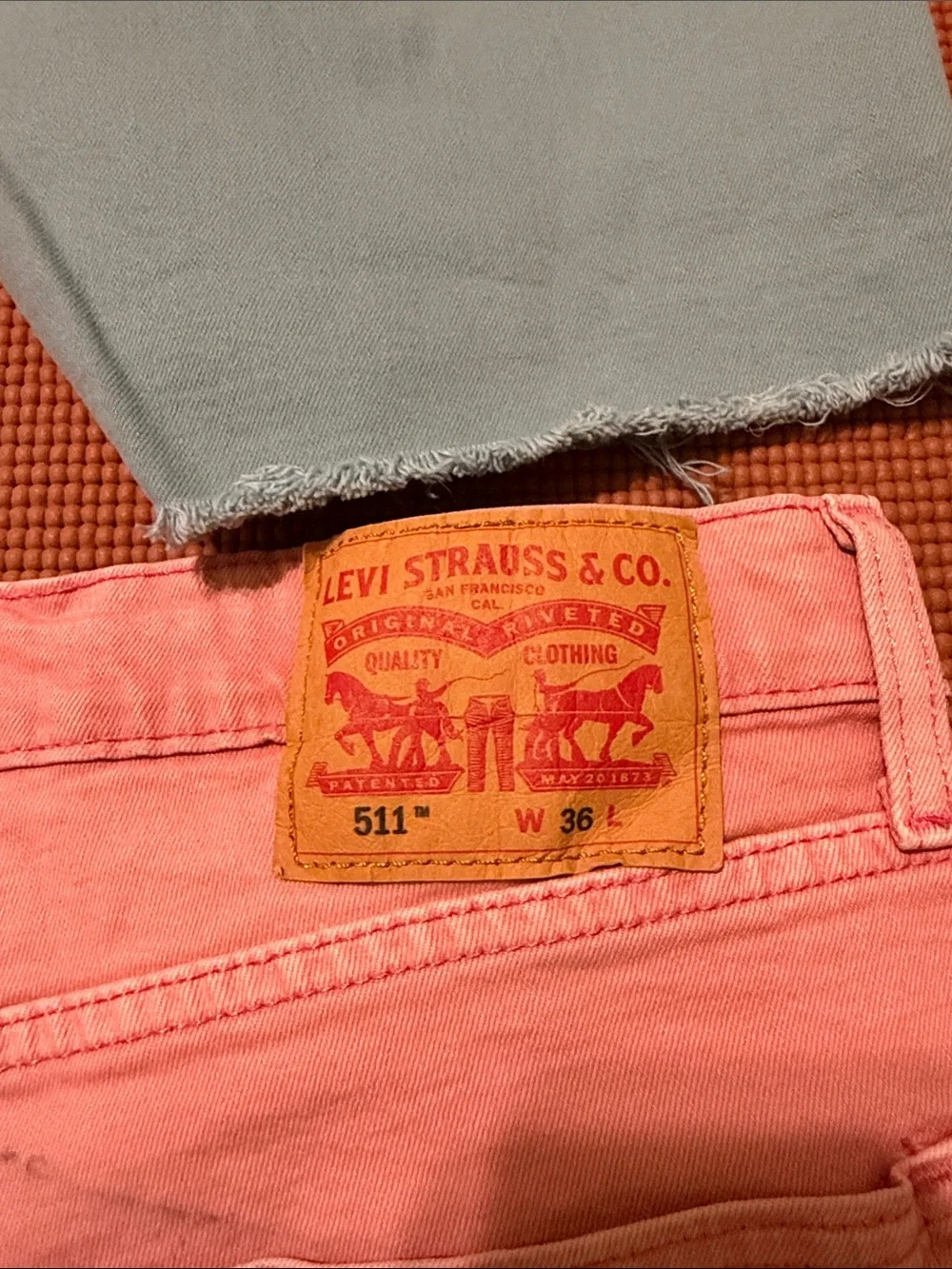 Levi’s Denim Summer Shorts - Blue & Pink